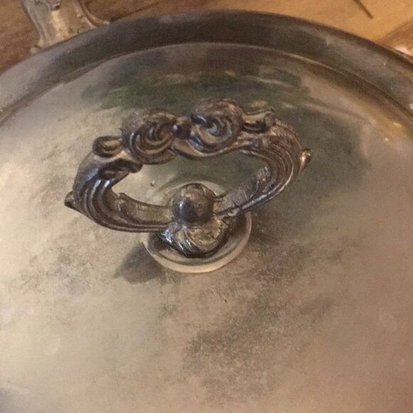 Vintage silver plated frying pan - Picture 6 of 10